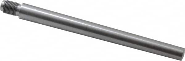 Value Collection - Size 9, 0.589" Large End Diam, Uncoated Steel 1/2-20 Threaded Taper Pin - Grade C-12L14, 6 Pin Length - Caliber Tooling