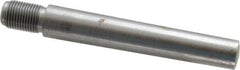 Value Collection - Size 10, 0.704" Large End Diam, Uncoated Steel 5/8-18 Threaded Taper Pin - Grade C-12L14, 4 Pin Length - Caliber Tooling