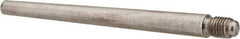 Value Collection - Size 6, 0.339" Large End Diam, Passivated Stainless Steel 5/16-24 Threaded Taper Pin - Grade 303, 18-8, 4 Pin Length - Caliber Tooling