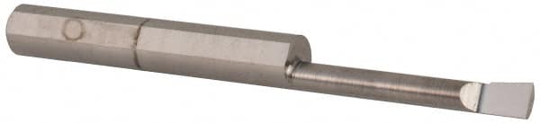 Scientific Cutting Tools - 0.12" Min Bore Diam, 0.8" Max Bore Depth, 3/16 Shank Diam, Boring Bar - Caliber Tooling