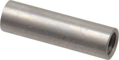 Electro Hardware - #10-32, 7/8" OAL, Stainless Steel Round Fully Threaded Female Circuit Board Standoffs - 1" Thread Depth, 7/8" Body Length, Bright Finish - Caliber Tooling