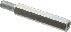 Electro Hardware - #10-32, 1-3/8" OAL, 1/2" Across Flats, Steel Male/Female Hex Circuit Board Standoff - Caliber Tooling