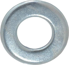 Value Collection - 7/16" Screw, Steel SAE Flat Washer - 15/32" ID x 59/64" OD, 1/16" Thick, Zinc-Plated Finish - Caliber Tooling