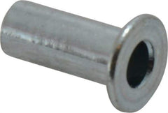 Value Collection - #6-32, 0.01 to 0.08" Grip, #12, Steel Standard Rivet Nut - Flat Head - Caliber Tooling