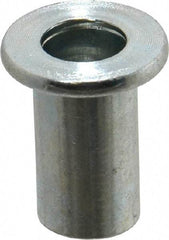 Value Collection - 3/8-16, 0.03 to 0.115" Grip, 1/2" Drill, Steel Standard Rivet Nut - Flat Head - Caliber Tooling