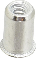 Value Collection - #6-32, 0.01 to 0.08" Grip, #12, Aluminum Standard Rivet Nut - Expander Head - Caliber Tooling