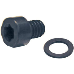 Tool-Flo - Torx Screw for Indexable Grooving & Threading - #8-32 Thread, For Use with Seats - Caliber Tooling