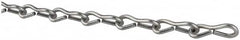 Made in USA - 0.062" Diam Steel Single Jack Chain - 10 Lb Load Limit, #16, Zinc Plated Finish - Caliber Tooling