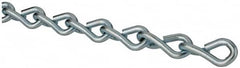 Campbell - 0.162" Diam Steel Single Jack Chain - 60 Lb Load Limit, #8, Zinc Plated Finish - Caliber Tooling