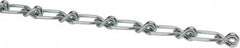 Campbell - 0.091" Diam Steel Single Loop Chain - 155 Lb Load Limit, #2, Zinc Plated Finish, 1.08" Inside Length - Caliber Tooling