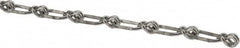 Campbell - 0.091" Diam Steel Single Loop Chain - 155 Lb Load Limit, #2, Hot Galvanized Finish, 1.08" Inside Length - Caliber Tooling