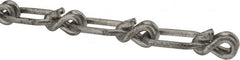 Campbell - 0.177" Diam Steel Single Loop Chain - 580 Lb Load Limit, #5/0, Hot Galvanized Finish, 2.15" Inside Length - Caliber Tooling