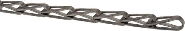 Made in USA - 0.035" Diam Steel Sash Chain - 105 Lb Load Limit, #35, Standard Finish - Caliber Tooling