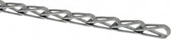 Made in USA - 0.028" Diam Steel Sash Chain - 80 Lb Load Limit, #30, Zinc Plated Finish - Caliber Tooling