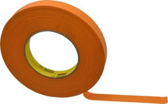 3M - 3/4" Wide x 60 Yd Long Orange Paper Masking Tape - Series 2525, 9.5 mil Thick, 49 In/Lb Tensile Strength - Caliber Tooling