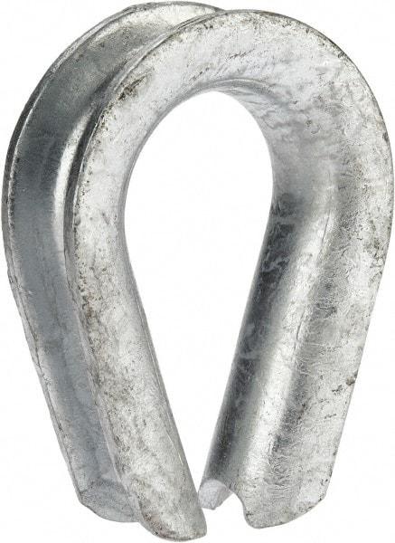 Campbell - 3/4" Wire Rope Thimble Clip - Steel, Heavy-Galvanized - Caliber Tooling