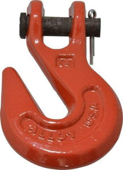 Campbell - 5/16 Inch Chain Diameter, Grade 70 Clevis Hook - 5,100 Lbs. Load Capacity, 15/32 Inch Inside Diameter, 7/16 Inch Pin Diameter, 3/8 Inch Hook Throat - Caliber Tooling