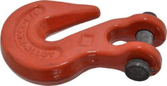 Campbell - 3/8 Inch Chain Diameter, Grade 70 Clevis Hook - 7,100 Lbs. Load Capacity, 17/32 Inch Inside Diameter, 1/02 Inch Pin Diameter, 7/16 Inch Hook Throat - Caliber Tooling