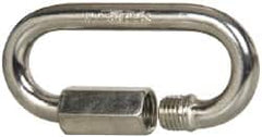 Campbell - Zinc Plated Carbon Steel Quick Link - 1/4" Diameter, 880 Lb Load Limit - Caliber Tooling