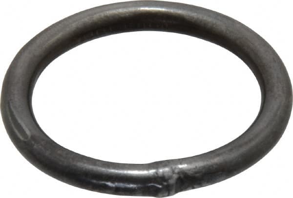 Campbell - 3/16 Inch Wire Size Welding Ring - 1-1/4 Inch Inside Diameter, 200 Lbs. Load Limit, Bright Finish - Caliber Tooling