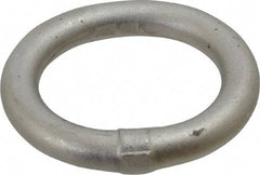 Campbell - 1/2 Inch Wire Size Welding Ring - 2-1/2 Inch Inside Diameter, 1,400 Lbs. Load Limit, Bright Finish - Caliber Tooling