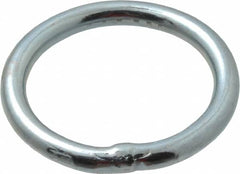 Campbell - 3/16 Inch Wire Size Welding Ring - 1-1/4 Inch Inside Diameter, 200 Lbs. Load Limit, Zinc Plated Finish - Caliber Tooling