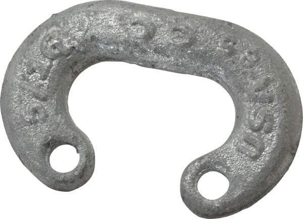 Campbell - Galvanized Carbon Steel Connecting Link - 5/16" Diameter, 2,000 Lb Load Limit - Caliber Tooling