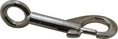 Value Collection - 3-5/16" Long Oval Fixed Eye Bolt Snap - Zinc Alloy with 3/8" Snap Opening - Caliber Tooling