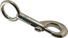 Value Collection - 3-1/2" Long Oval Fixed Eye Bolt Snap - Zinc Alloy with 5/16" Snap Opening - Caliber Tooling