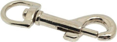 Value Collection - 2-1/4" Long Oval Swivel Eye Bolt Snap - Zinc Alloy with 1/4" Snap Opening - Caliber Tooling