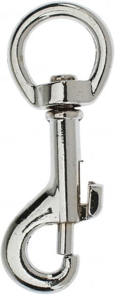 Value Collection - 2-3/8" Long Oval Swivel Eye Bolt Snap - Zinc Alloy with 1/4" Snap Opening - Caliber Tooling