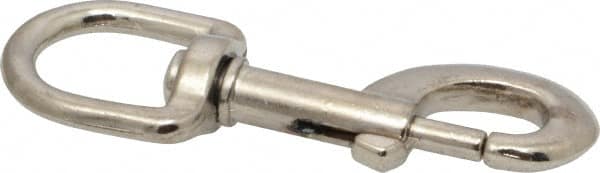 Value Collection - 3-9/16" Long Oval Swivel Eye Bolt Snap - Zinc Alloy with 5/16" Snap Opening - Caliber Tooling