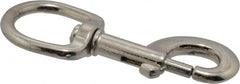 Value Collection - 3-11/16" Long Oval Swivel Eye Bolt Snap - Zinc Alloy with 5/16" Snap Opening - Caliber Tooling