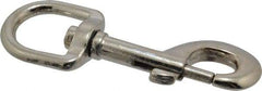 Value Collection - 4" Long Oval Swivel Eye Bolt Snap - Zinc Alloy with 7/16" Snap Opening - Caliber Tooling