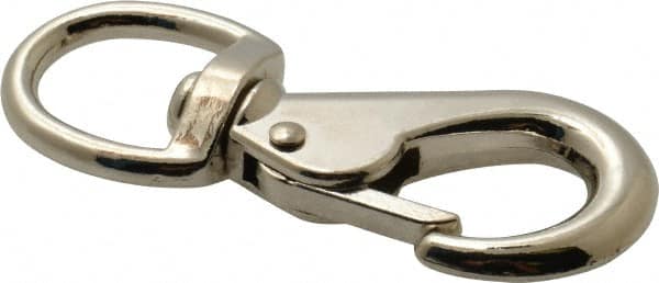 Value Collection - 3-5/16" Long Swivel Eye Boat Snap - Zinc Alloy with 1/2" Snap Opening - Caliber Tooling