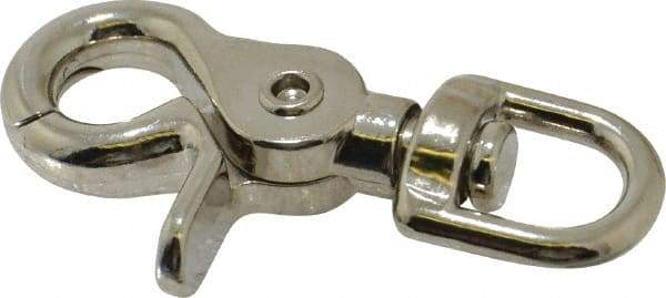 Value Collection - 2-1/4" Long Swivel Eye Trigger Snap - Zinc Alloy with 3/8" Snap Opening - Caliber Tooling