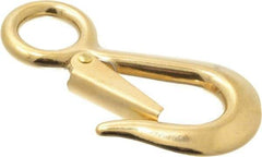 Value Collection - 4-1/8" Long Snap Hook - Solid Brass with 5/8" Snap Opening - Caliber Tooling