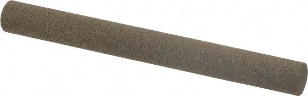 Norton - 4" Long x 3/8" Diam x 3/8" Thick, Aluminum Oxide Sharpening Stone - Round, Coarse Grade - Caliber Tooling