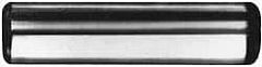 Made in USA - 6mm Diam x 24mm Pin Length Alloy Steel Standard Dowel Pin - Bright Finish, C 47-58 & C 60 (Surface) Hardness, 1 Beveled & 1 Rounded End - Caliber Tooling