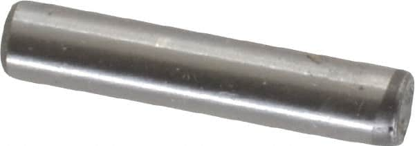 Unbrako - 1/8" Diam x 5/8" Pin Length Grade 8 Alloy Steel Oversized Dowel Pin - C 60 (Surface) & C 50-58 Hardness, 1,845 Lb Breaking Strength, 1 Beveled & 1 Rounded End - Caliber Tooling