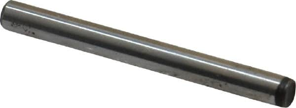 Unbrako - 1/8" Diam x 1-1/4" Pin Length Grade 8 Alloy Steel Oversized Dowel Pin - C 60 (Surface) & C 50-58 Hardness, 1,845 Lb Breaking Strength, 1 Beveled & 1 Rounded End - Caliber Tooling