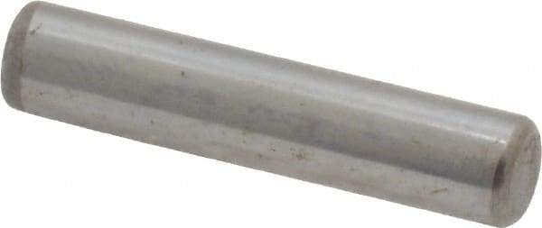 Unbrako - 3/16" Diam x 7/8" Pin Length Grade 8 Alloy Steel Oversized Dowel Pin - C 60 (Surface) & C 50-58 Hardness, 4,140 Lb Breaking Strength, 1 Beveled & 1 Rounded End - Caliber Tooling