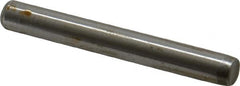 Unbrako - 1/4" Diam x 2" Pin Length Grade 8 Alloy Steel Oversized Dowel Pin - C 60 (Surface) & C 50-58 Hardness, 7,370 Lb Breaking Strength, 1 Beveled & 1 Rounded End - Caliber Tooling