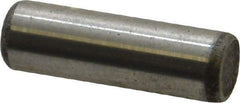 Unbrako - 5/16" Diam x 1" Pin Length Grade 8 Alloy Steel Oversized Dowel Pin - C 60 (Surface) & C 50-58 Hardness, 11,500 Lb Breaking Strength, 1 Beveled & 1 Rounded End - Caliber Tooling