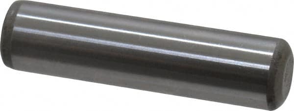 Unbrako - 5/16" Diam x 1-1/4" Pin Length Grade 8 Alloy Steel Oversized Dowel Pin - C 60 (Surface) & C 50-58 Hardness, 11,500 Lb Breaking Strength, 1 Beveled & 1 Rounded End - Caliber Tooling