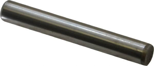 Unbrako - 5/16" Diam x 2-1/4" Pin Length Grade 8 Alloy Steel Oversized Dowel Pin - C 60 (Surface) & C 50-58 Hardness, 11,500 Lb Breaking Strength, 1 Beveled & 1 Rounded End - Caliber Tooling