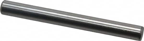 Unbrako - 5/16" Diam x 3" Pin Length Grade 8 Alloy Steel Oversized Dowel Pin - C 60 (Surface) & C 50-58 Hardness, 11,500 Lb Breaking Strength, 1 Beveled & 1 Rounded End - Caliber Tooling