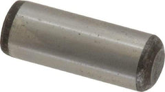 Unbrako - 3/8" Diam x 1" Pin Length Grade 8 Alloy Steel Oversized Dowel Pin - C 60 (Surface) & C 50-58 Hardness, 16,580 Lb Breaking Strength, 1 Beveled & 1 Rounded End - Caliber Tooling