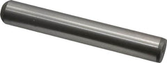 Unbrako - 3/8" Diam x 2-1/2" Pin Length Grade 8 Alloy Steel Oversized Dowel Pin - C 60 (Surface) & C 50-58 Hardness, 16,580 Lb Breaking Strength, 1 Beveled & 1 Rounded End - Caliber Tooling