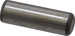 Unbrako - 1/2" Diam x 1-1/2" Pin Length Grade 8 Alloy Steel Oversized Dowel Pin - C 60 (Surface) & C 50-58 Hardness, 29,460 Lb Breaking Strength, 1 Beveled & 1 Rounded End - Caliber Tooling